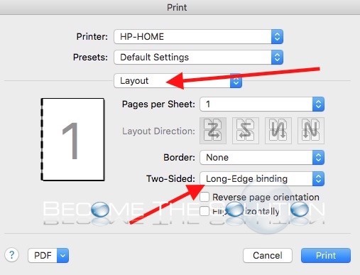 duplex printing word for mac 2011